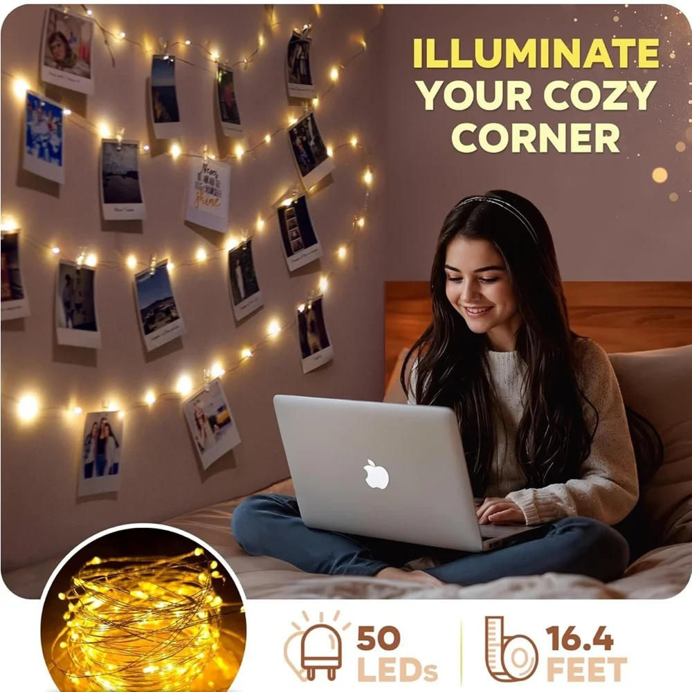 Photo clip string lights